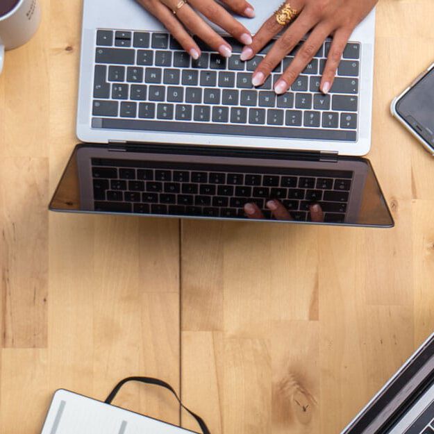 laptops on desk