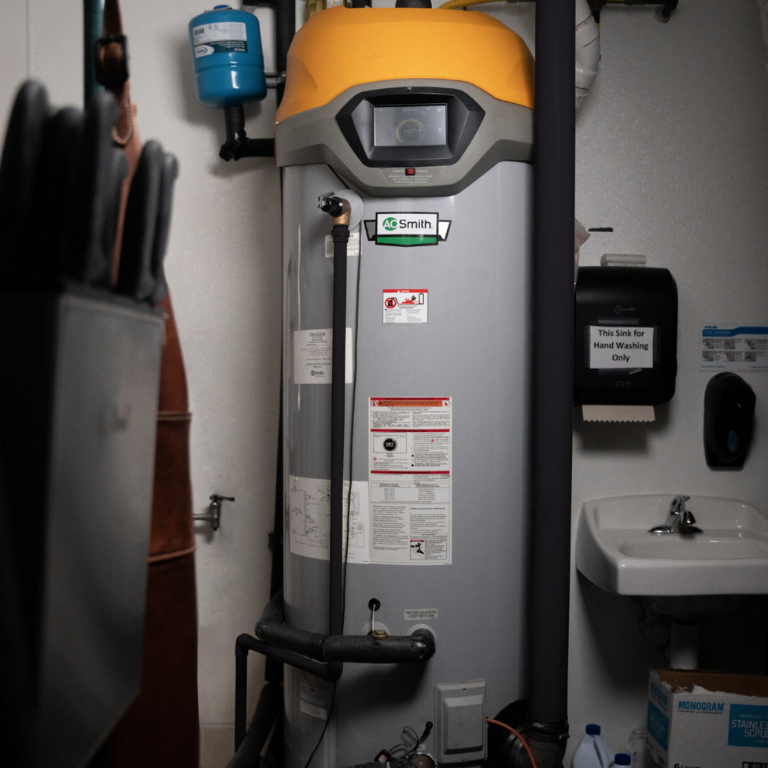 Cyclone Flex Water Heater inside a kitchen Cyclone Flex Water Heater inside a kitchen
