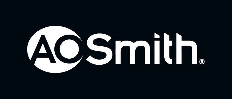 A. O. Smith White Logo