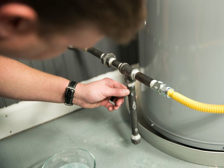 turning the cold water off