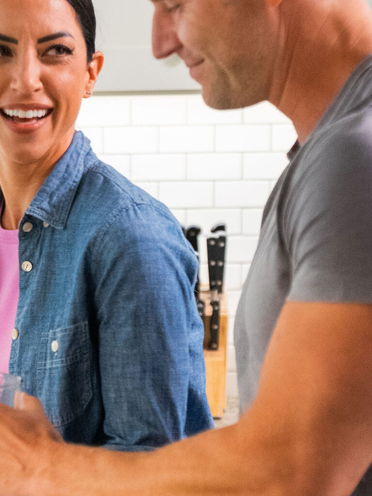 couple at sink