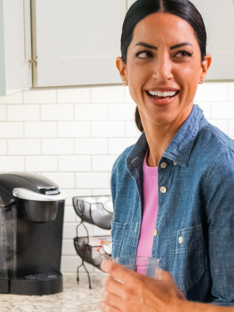 couple at sink couple at sink