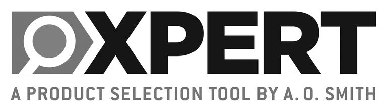 Xpert - A product selection tool by AO Smith (logo)