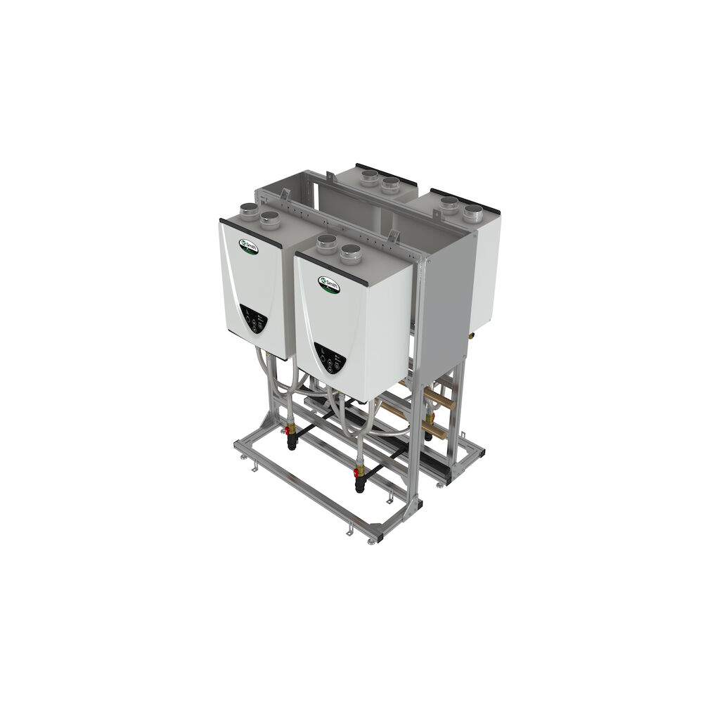 Commercial Tankless Rack System - Back-to-Back