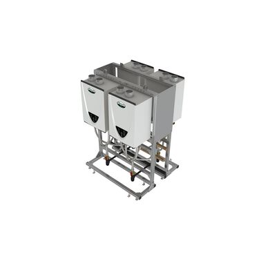 Commercial Tankless Rack System - Back-to-Back