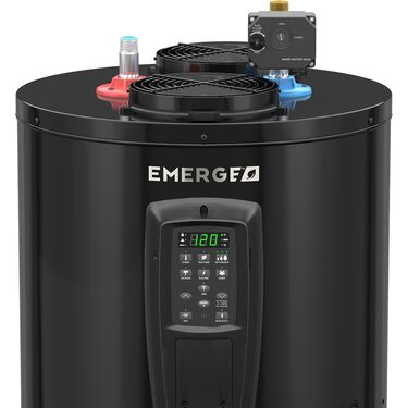EMERGE&trade;-i 40-Gallon Smart Commercial Light Duty Heat Pump Water Heater with Hot Water+