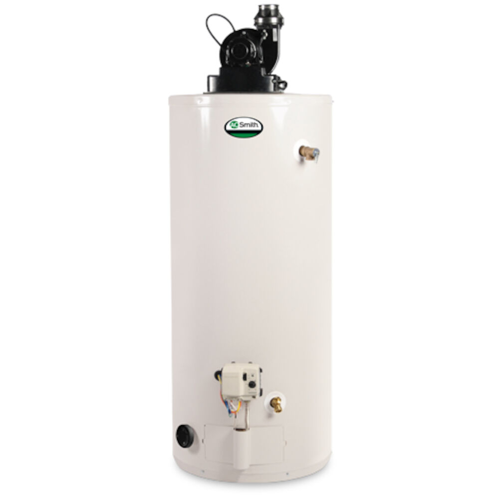 50 gallon power shop vent water heater