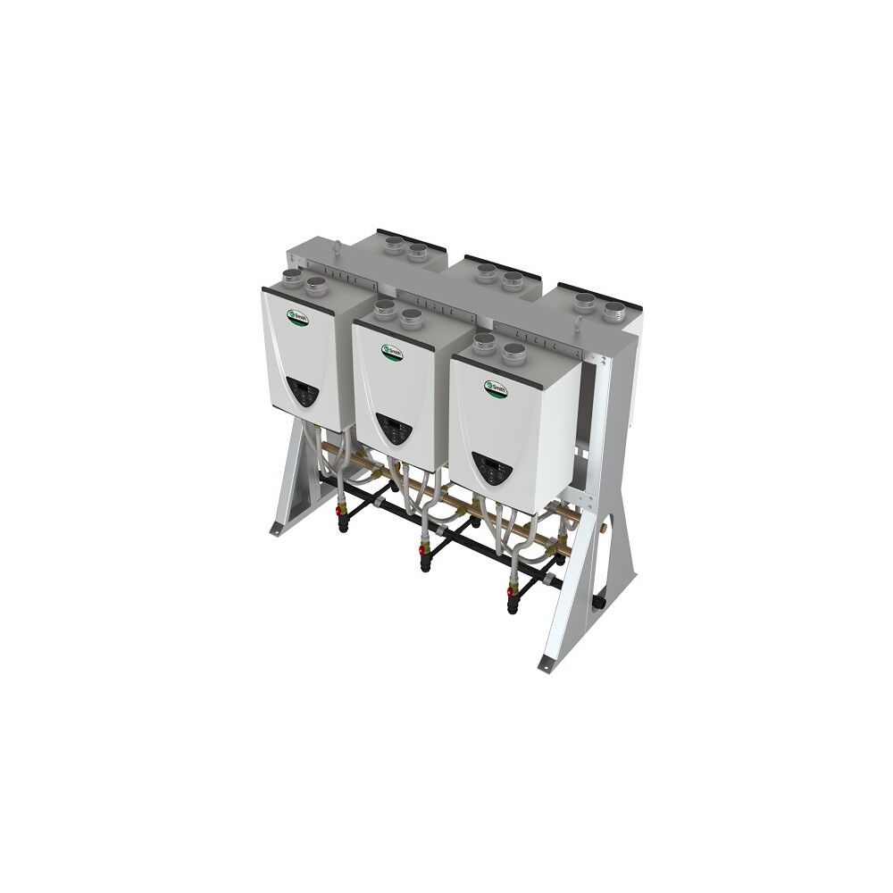 Commercial Tankless Rack System - Back-to-Back