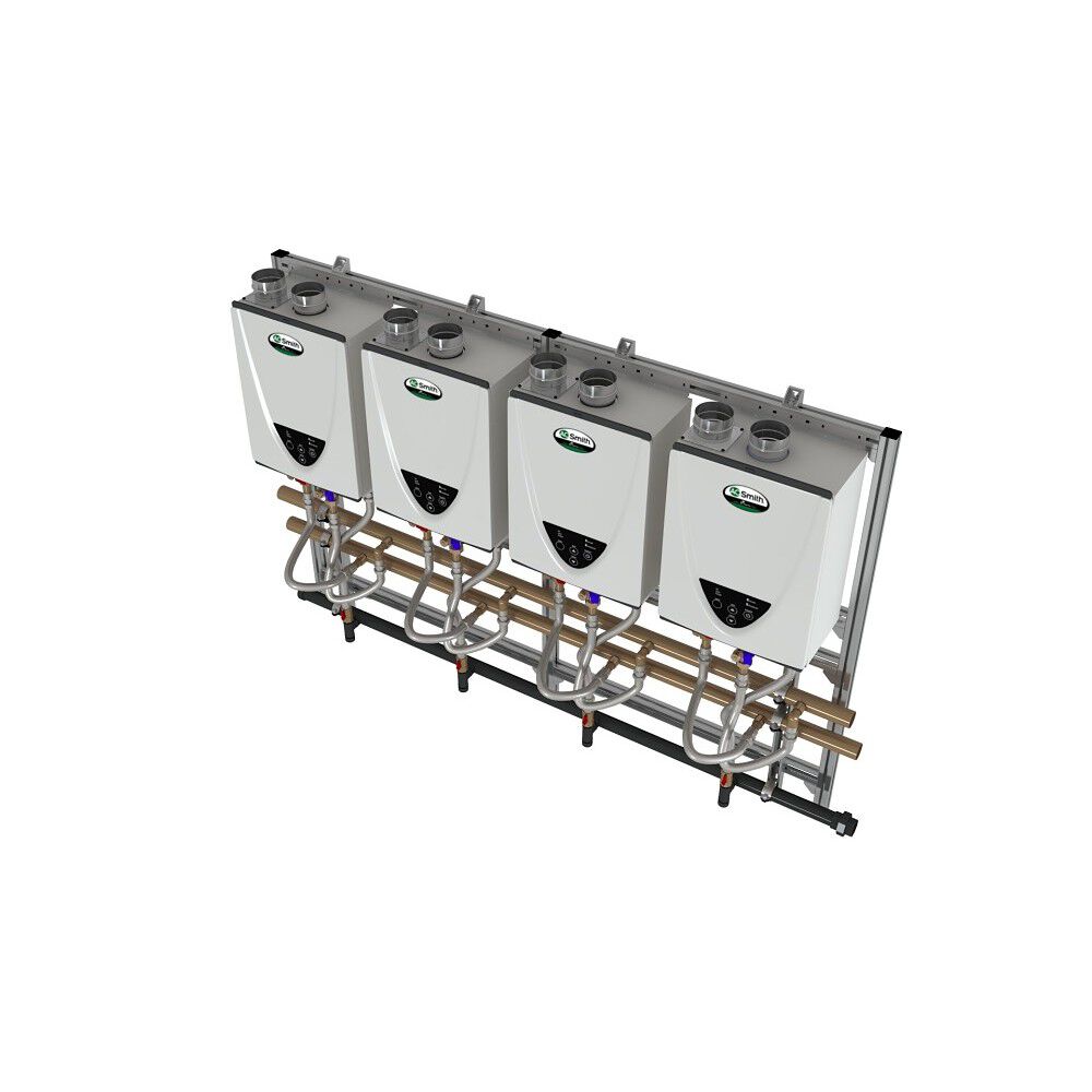 Commercial Tankless Rack System - Wall Mount