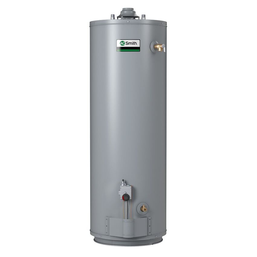 Conservationist® 55-Gallon Atmospheric Vent Commercial Gas Water Heater | A.O.  Smith