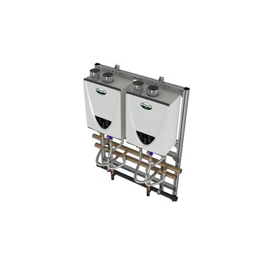 Commercial Tankless Rack System - Wall Mount