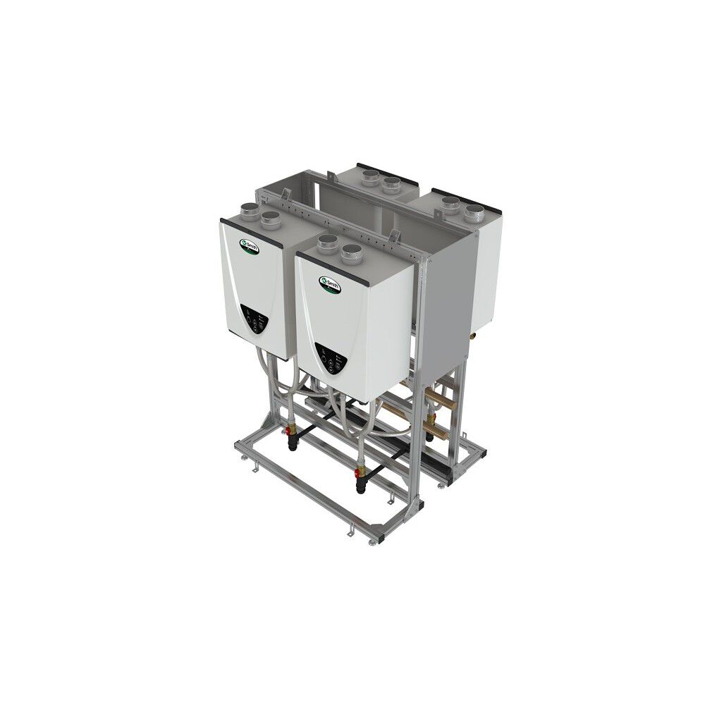 Commercial Tankless Rack System - Back-to-Back