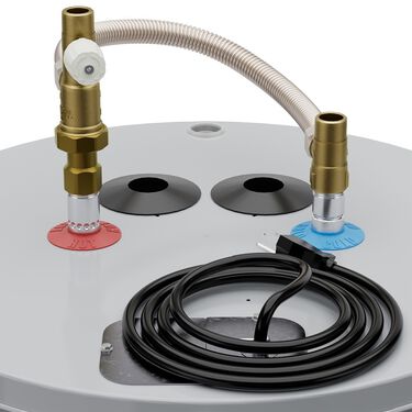 Voltex&reg; X Split Heat Pump 48-Gallon Short Storage Tank with Side T&P Valve