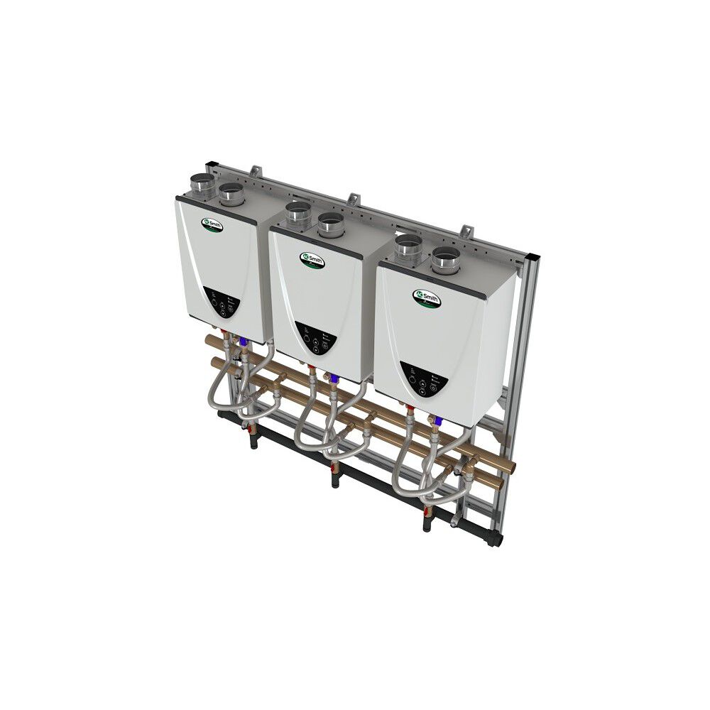 Commercial Tankless Rack System - Wall Mount