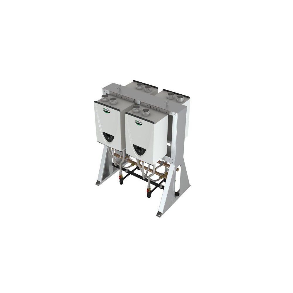 Commercial Tankless Rack System - Back-to-Back