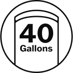 40 Gallons icon