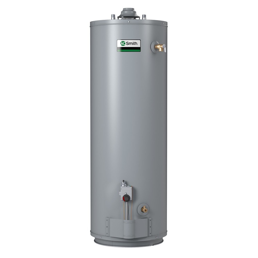 Conservationist® 55-Gallon Atmospheric Vent Commercial Gas Water Heater | A.O.  Smith