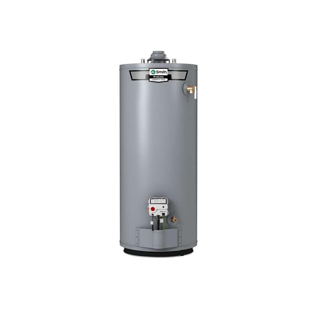 Propane hot water tank outlet