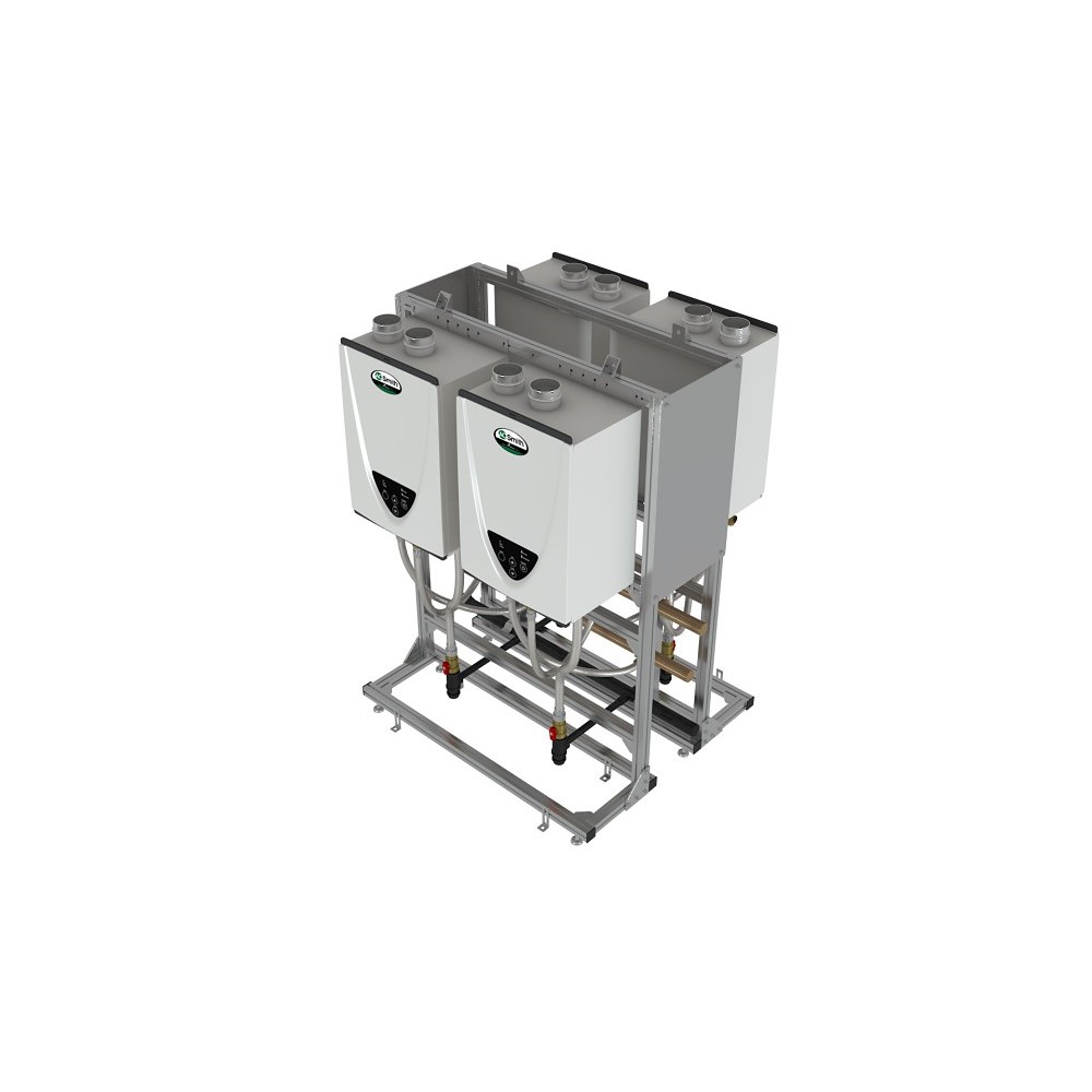 Commercial Tankless Rack System - Back-to-Back | A.O. Smith